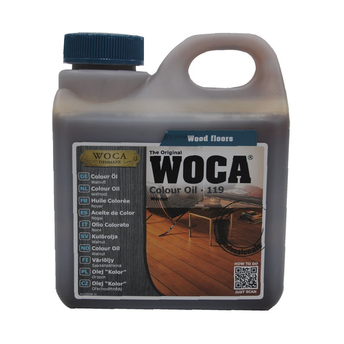 WOCA Master Colour Oil 119 walnoot 1 L