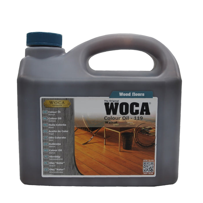 WOCA Master Colour Oil 119 walnoot 2,5 L