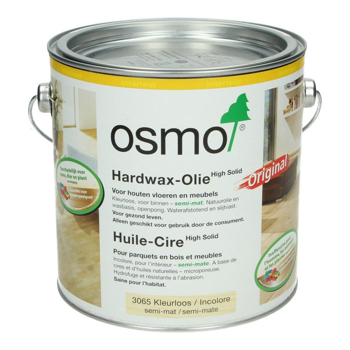 OSMO Hardwax Olie 3065 Kleurloos semi mat 2,5L